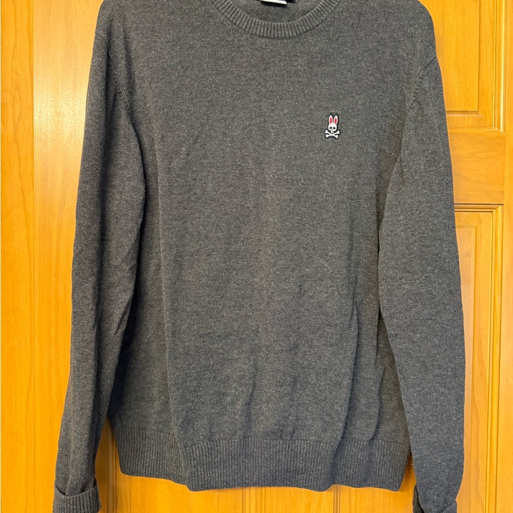 Psycho Bunny Dark Gray Crewneck Sweater